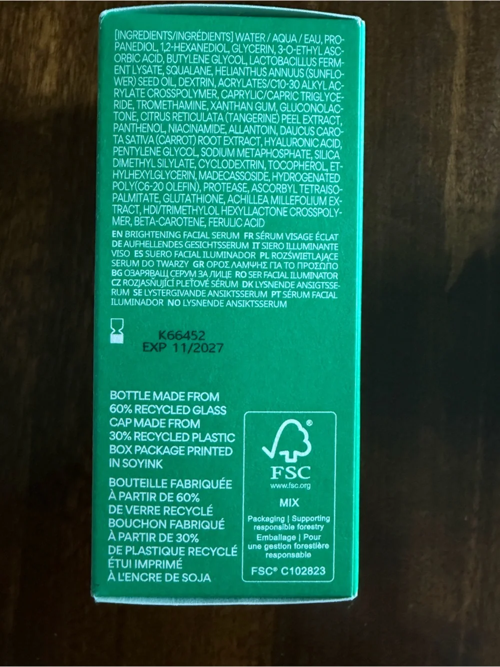 Innisfree Green Tea Vitamin C Brightening Serum - Green